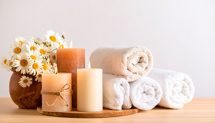 Experiência Camomila Individual - Massagem com pedras quentes Lumevié